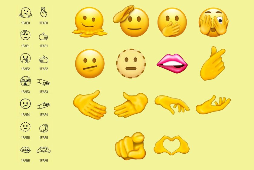 Беременный «мужчина», плавящийся эмоджи и древнерусские ноты: Unicode пополнили новые смайлы