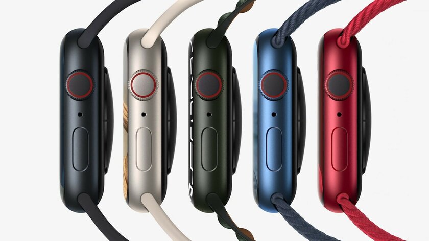 Apple представила Watch 7: большой дисплей, тонкий корпус и watchOS 8