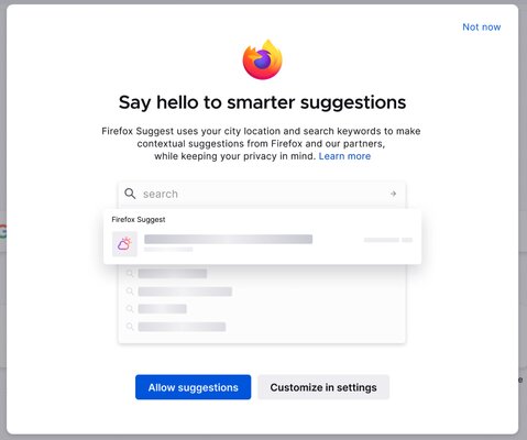 В Firefox появились «Подсказки» — полезная функция, дополняющая панель поиска