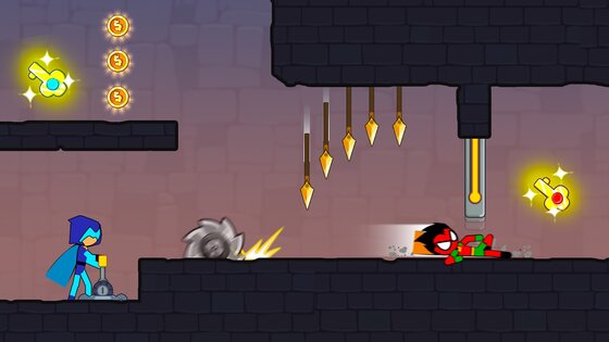 Stickman Red And Blue 2.6.6. Скриншот 1