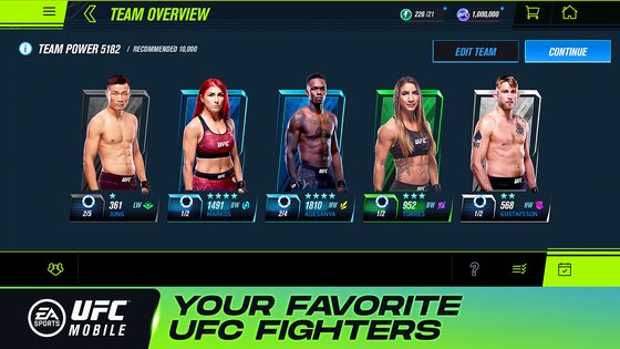 UFC Mobile 2 1.11.09. Скриншот 2