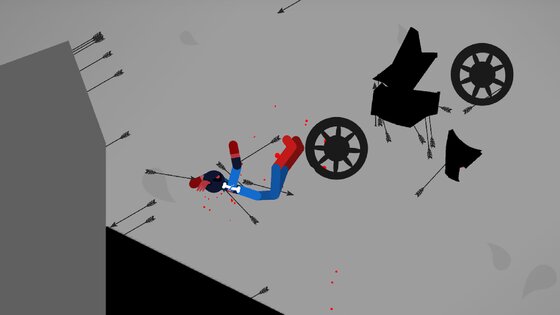 Fly Stickman Dismounting 4.9. Скриншот 2