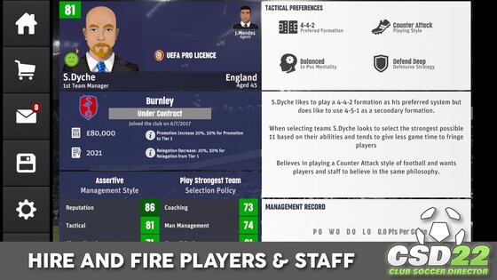 Club Soccer Director 2022 2.0.2. Скриншот 14