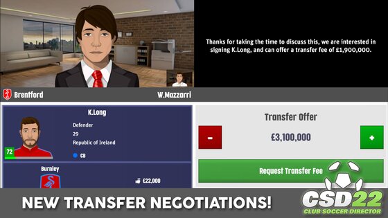 Club Soccer Director 2022 2.0.2. Скриншот 21
