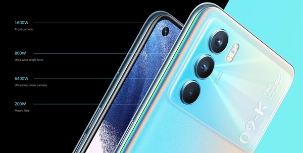 OPPO выпустила K9 Pro с дисплеем на 120 Гц и 12 ГБ ОЗУ занедорого