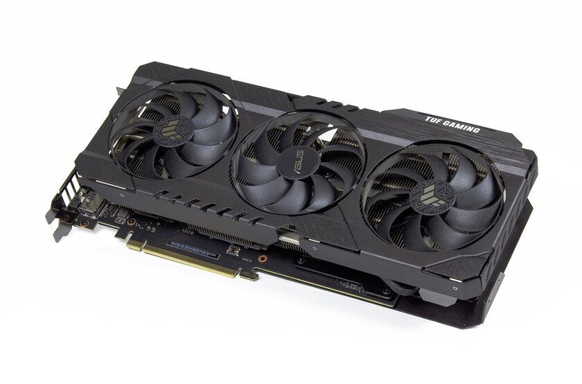 Обзор ASUS TUF Gaming GeForce RTX 3060 Ti OC: выбор чуть-выше-среднего уровня — Упаковка, внешний вид. 2