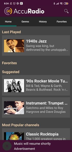 ТОП-7 программ для радио на телефоне Android: бесплатные приложения — AccuRadio. 1