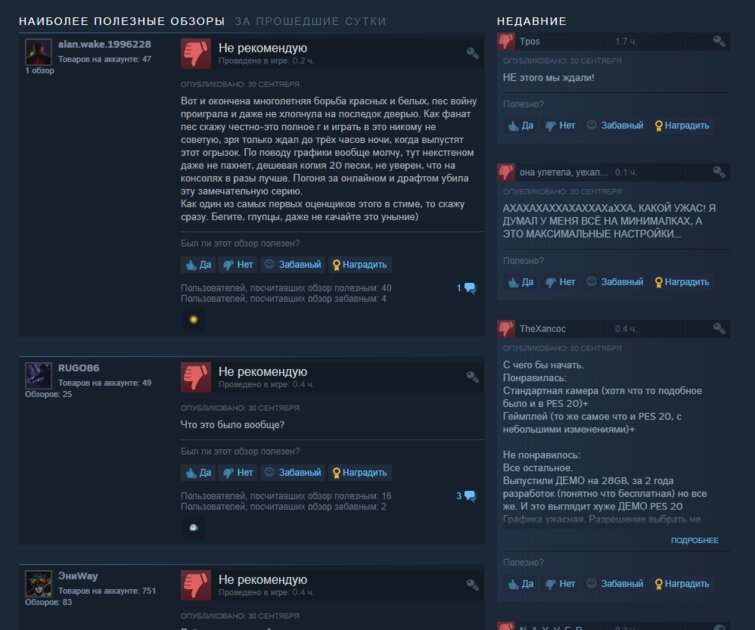 Новая PES провалилась: фанаты разгромили релиз в пух и прах