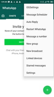 OGWhatsApp* 17.85. Скриншот 1