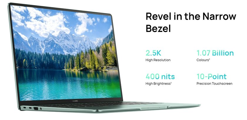 Huawei представила MateBook 14s: 2,5K-дисплей, 90 Гц и процессор Intel 11-го поколения