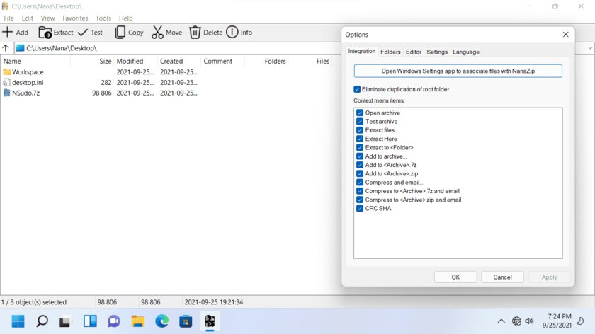 Архиватор 7-Zip получил форк с дизайном Windows 11. Доступен и на Windows 10