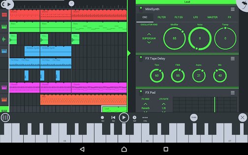 FL Studio Mobile. Скриншот 3