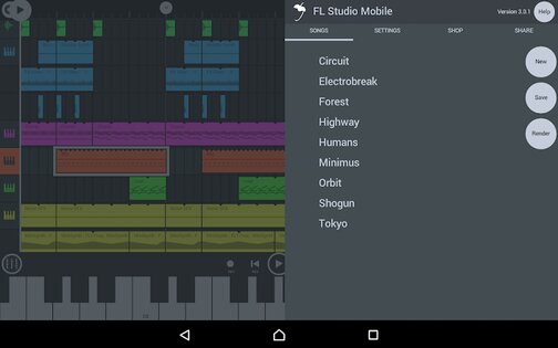 FL Studio Mobile. Скриншот 2