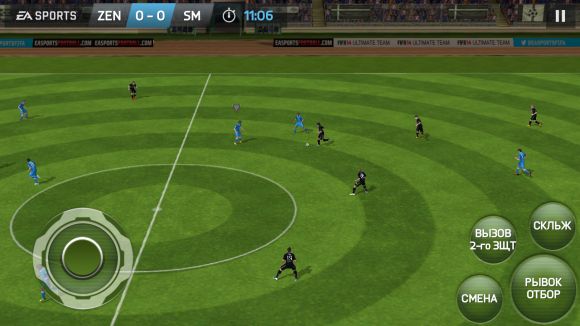 Обзор игры FIFA 14 для Android