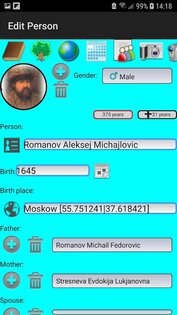 Генеалогическое древо семьи 3.0.4. Скриншот 2