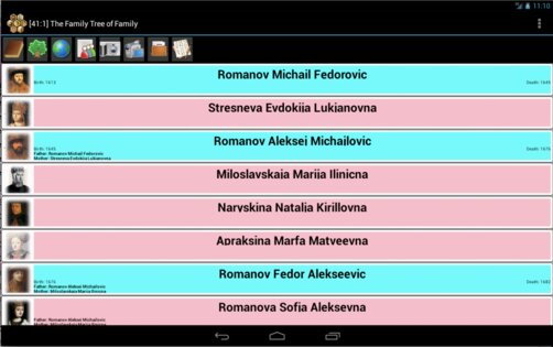 Генеалогическое древо семьи 3.0.4. Скриншот 17