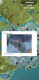 Genshin Impact Map 1.6.2. Скриншот 13