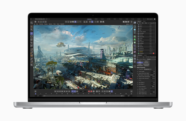 Представлены новые MacBook Pro: странный дизайн с чёлкой, mini-LED и 120 Гц