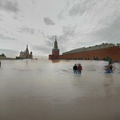 Нейросеть дорисовывает катаклизмы в любой точке мира. Можно попробовать свой дом