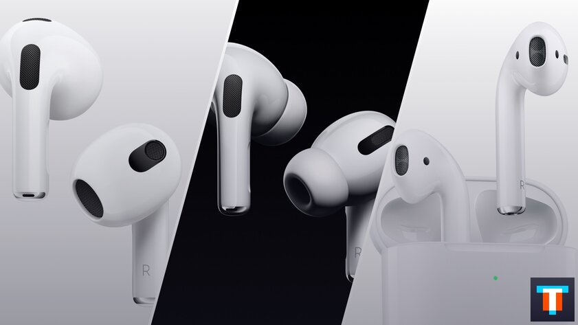 Чем AirPods 3 отличаются от AirPods 2 и Pro: по дизайну и функциям