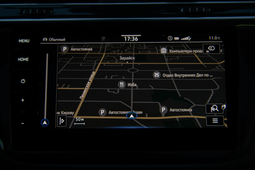 Малый повзрослел. Тест-драйв заряженного Volkswagen Tiguan R-Line (2021) — Интерьер и удобство внутри. 13