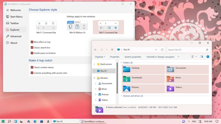 Windows 11 с дизайном Windows 7: вышла утилита StartAllBack 3.0 для изменения интерфейса