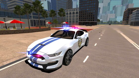 Mustang Police Car Driving 2021 1.0. Скриншот 3