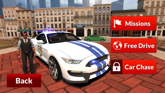 Mustang Police Car Driving 2021 1.0. Скриншот 12