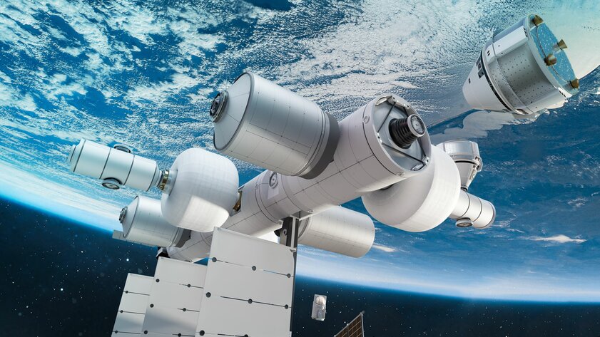 Blue Origin создаёт космическую станцию для богачей: там смогут жить и работать 10 человек
