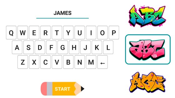 Draw Graffiti Creator 2.8. Скриншот 1