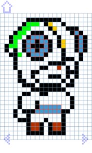 Как рисовать пиксель персонажей шаг за шагом 1.5. Скриншот 12