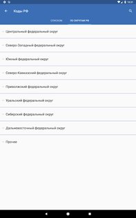 Коды регионов России на автомобильных номерах 3.20. Скриншот 24