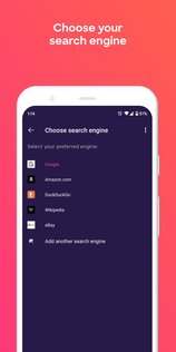 Firefox Klar 141.0. Скриншот 6