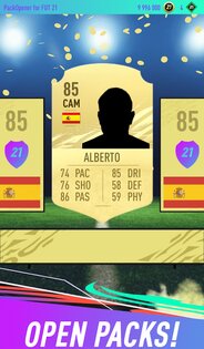 Pack Opener for FUT 21 5.35. Скриншот 1