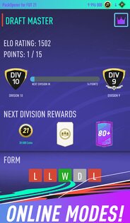 Pack Opener for FUT 21 5.35. Скриншот 14