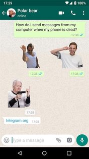 Новые стикеры для WhatsApp 3.1.9. Скриншот 1