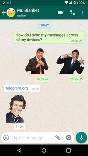 Новые стикеры для WhatsApp 3.1.9. Скриншот 2