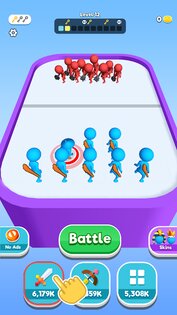 Merge Battle 3D: Dragon Fight 336.0. Скриншот 3