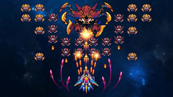 Galaxiga – классический шутер 25.35. Скриншот 7