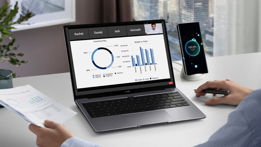 Новый, мощный, тонкий. HUAWEI MateBook 14 на AMD — оптимальный металлический ноутбук для офисных задач