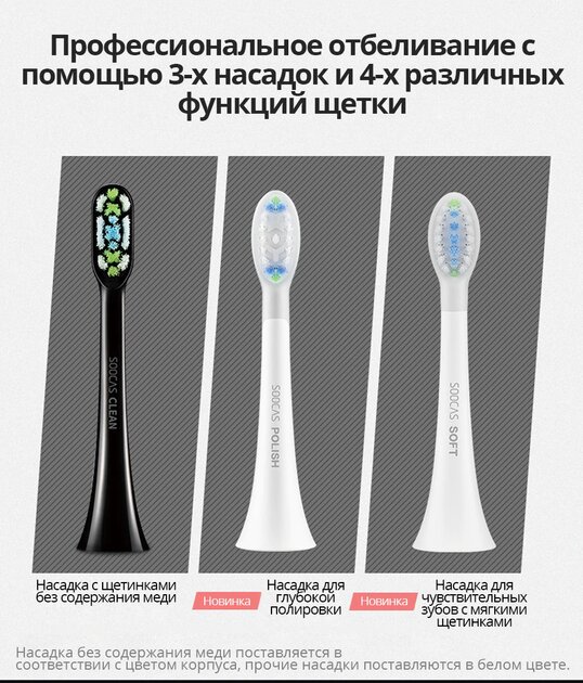 Мощные электрощётки по вкусным ценам: Soocas устроила грандиозную распродажу