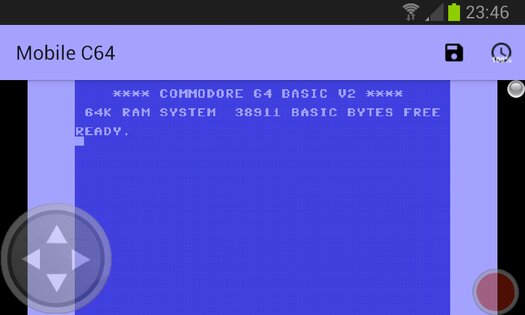 Mobile C64 1.11.16. Скриншот 2