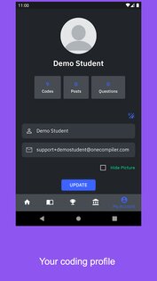OneCompiler 1.0.2. Скриншот 8