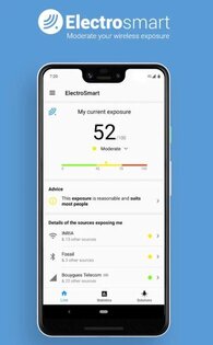EMF Detector — ElectroSmart 1.28. Скриншот 1