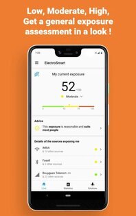 EMF Detector — ElectroSmart 1.28. Скриншот 2