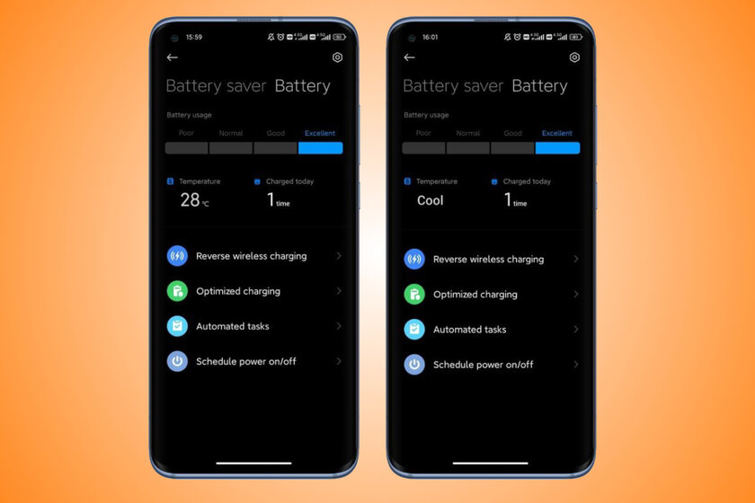 Xiaomi отказалась от показа процента нагрева батареи. Теперь поверхностная характеристика