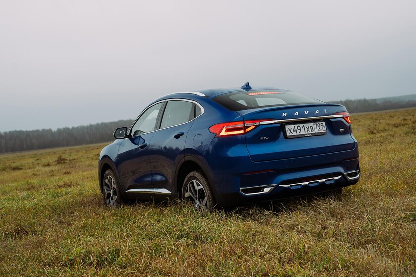 Модный формат из Китая. Тест-драйв Haval F7x (2019) — Статика. 1