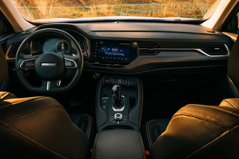 Модный формат из Китая. Тест-драйв Haval F7x (2019) — Статика. 14