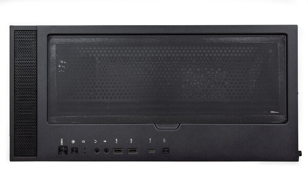 Бесшумный корпус для произво­дительных сборок. Обзор MSI MPG Quietude 100S — Упаковка, комплектация, внешний вид. 14