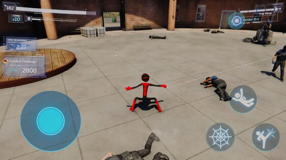 Spider Stickman Rope 1.29. Скриншот 6